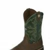 Men's Justin Aransas Pecan Round Toe Boots