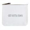 Creative Brands Get Outta Town Canvas Zip Pouch