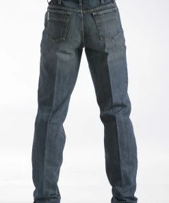 Cinch Men's Relaxed Fit White Label Jeans- Dark Stonewash
