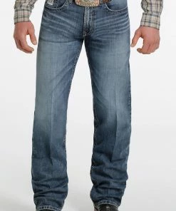 Jeans Men's Cinch White Label Medium Stone Wash Jean