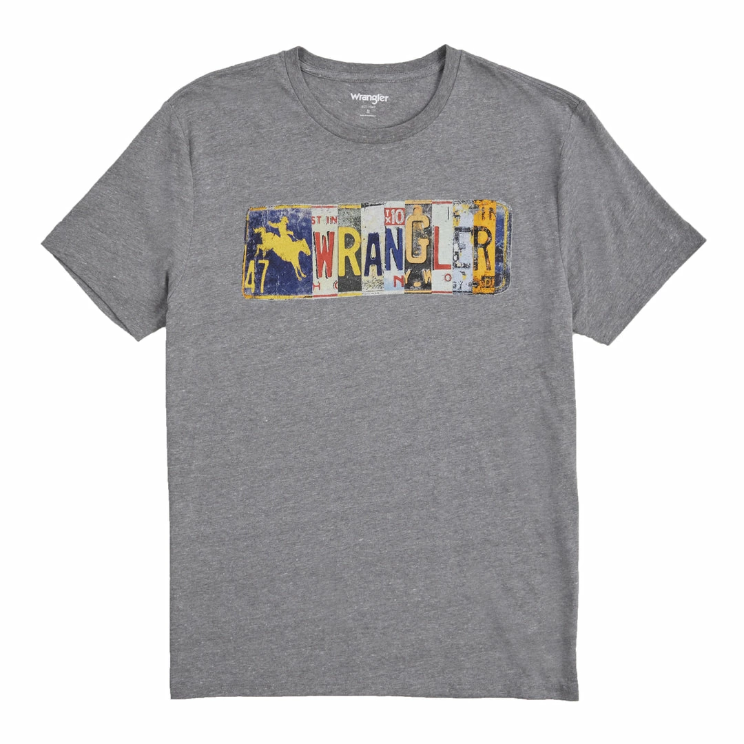 Wrangler Graphic Heather Short Sleeve T-Shirt 1 Wrangler Graphic Heather Short Sleeve T-Shirt