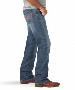 Wrangler Men's Rock 47 Melody Slim Boot Jean Jeans