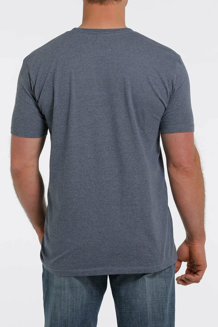 Men's Cinch Heather Blue Short Sleeve Tee T-Shirts/Polos 2 Men's Cinch Heather Blue Short Sleeve Tee T-Shirts/Polos