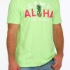 Men's Cinch Heather Green Short Sleeve Tee T-Shirts/Polos