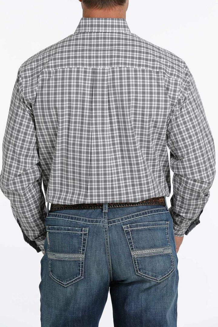 Men's Cinch Cream Plaid Long Sleeve Shirt Long Sleeve Shirts 2 Men's Cinch Cream Plaid Long Sleeve Shirt Long Sleeve Shirts