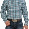 Men's Cinch Multi Plaid Long Sleeve Shirt