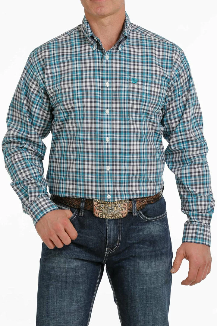 Men's Cinch Multi Plaid Long Sleeve Shirt 1 Men's Cinch Multi Plaid Long Sleeve Shirt