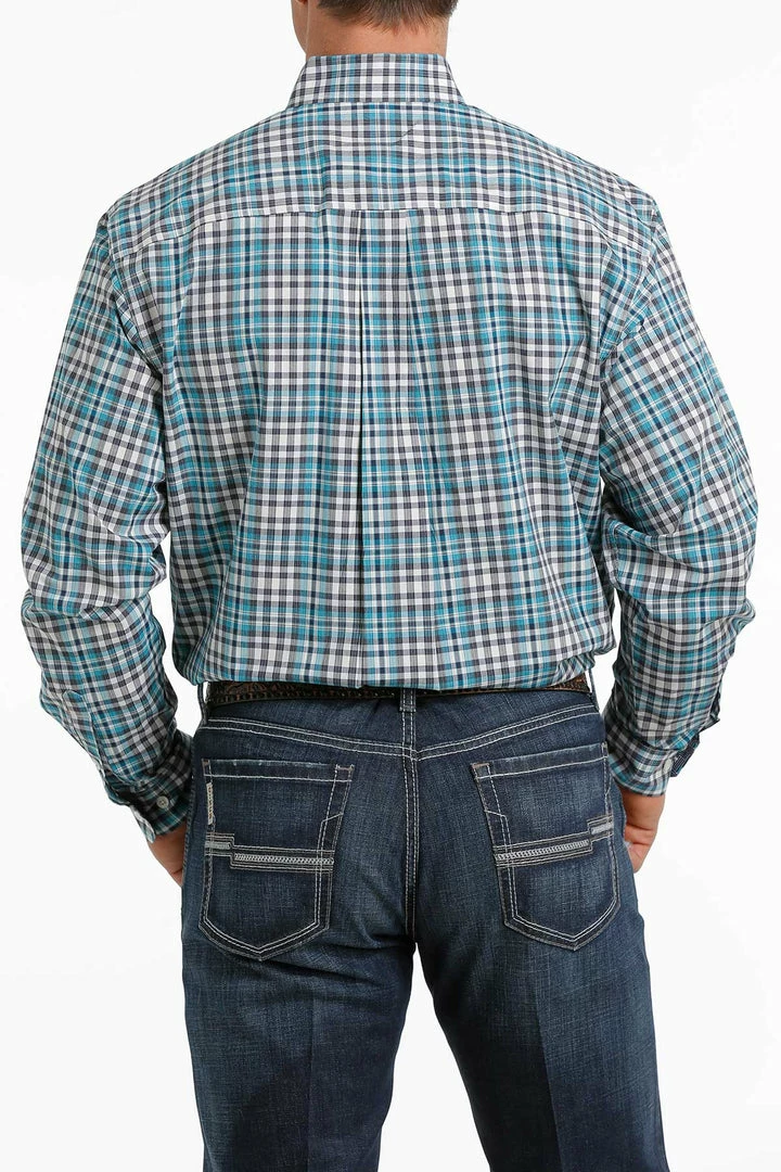 Men's Cinch Multi Plaid Long Sleeve Shirt 2 Men's Cinch Multi Plaid Long Sleeve Shirt