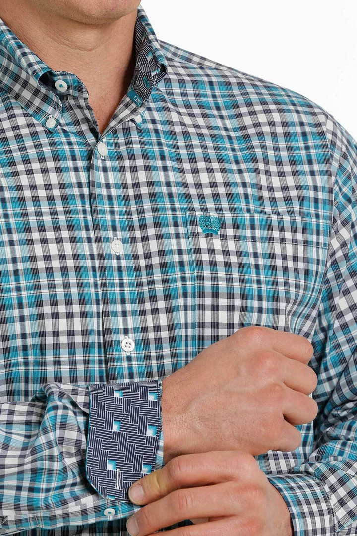 Men's Cinch Multi Plaid Long Sleeve Shirt 3 Men's Cinch Multi Plaid Long Sleeve Shirt
