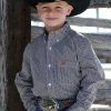 Boys Cinch White Print Long Sleeve Button Down Shirt Boy's Western Shirts