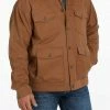 Men's Cinch Brown Canvas Jacket