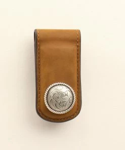 M & F Silver Concho Money Clip Wallets