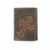 M & F Nocona Diagonal Cross Tri-Fold Wallet