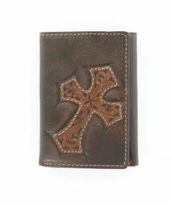 M & F Nocona Diagonal Cross Tri-Fold Wallet