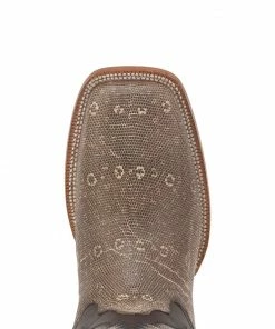 Men's R. Watson Natural Ring Tail Lizard Chocolate Cowhide Boot