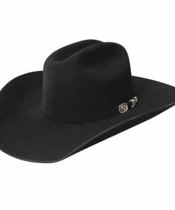 Resistol Hats Felt Hats Resistol Black Horseshoe Bound 4X Felt Hat