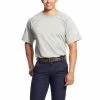Ariat FR Work Crew Gray T-Shirt Fire Resistant Tees