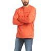 Ariat Men's FR Air Rig Life Graphic Heather Long Sleeve T-Shirt