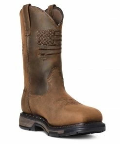 Steel Toe Work Boots Ariat WorkHog XT Patriot Waterproof Carbon Toe Workboot