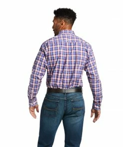 Men's Ariat Pro Aaron Classic Ginger Spice Long Sleeve Shirt