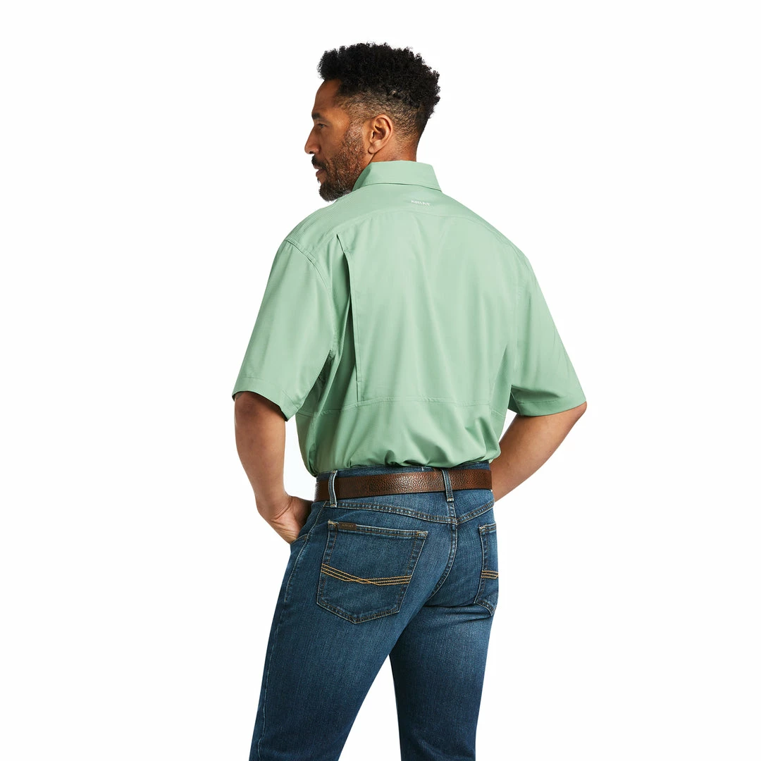 Short Sleeve Shirts Men's Ariat VentTek Classic Turf Green Short Sleeve Shirt 2 Short Sleeve Shirts Men's Ariat VentTek Classic Turf Green Short Sleeve Shirt