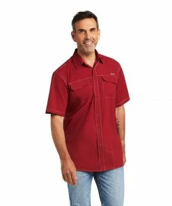 Men's Ariat Venttek Outbound Rubaiyat Classic Short Sleeve Shirt Short Sleeve Shirts
