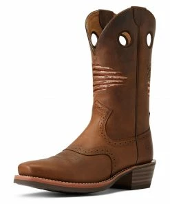 Western Boots Men's Ariat Roughstock Patriot Western Boot 8 Western Boots Men's Ariat Roughstock Patriot Western Boot