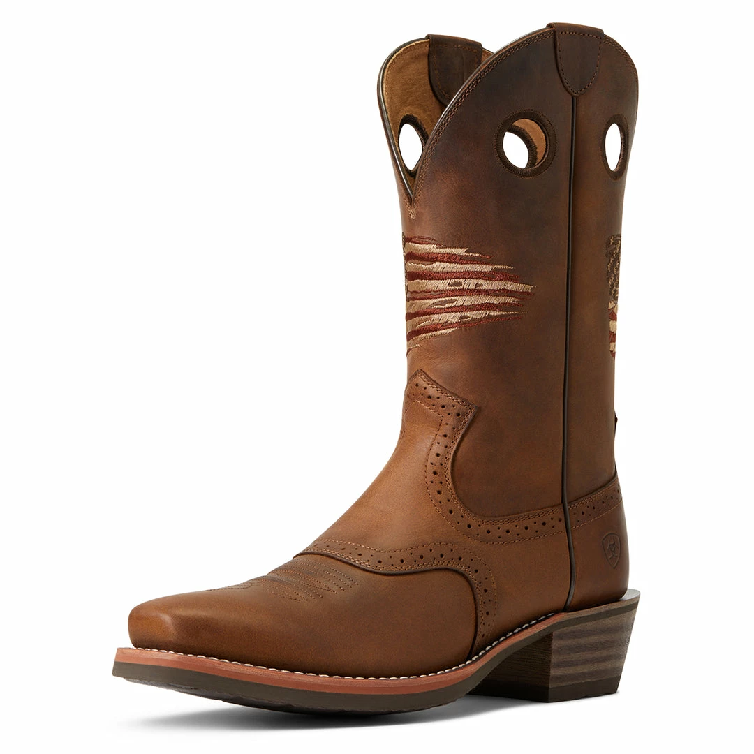 Western Boots Men's Ariat Roughstock Patriot Western Boot 3 Western Boots Men's Ariat Roughstock Patriot Western Boot