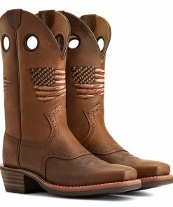 Western Boots Men's Ariat Roughstock Patriot Western Boot