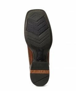 Western Boots Men's Ariat Brushrider Penny Brown Western Boot