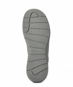 Men's Ariat Hilo Stretch Lace Heather Characoal/Turq Aztec Shoe Shoes