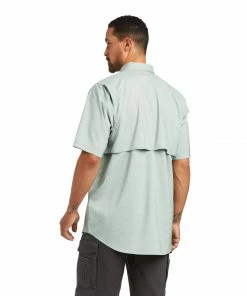 Men's Ariat Rebar Made Tough VentTek Durastretch Short Sleeve Work Shirt