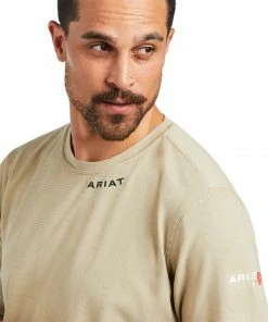 Men's Ariat FR Khaki Baselayer T-Shirt