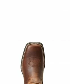 Youth Ariat Anthem Patriot Distressed Brown Kids Boots