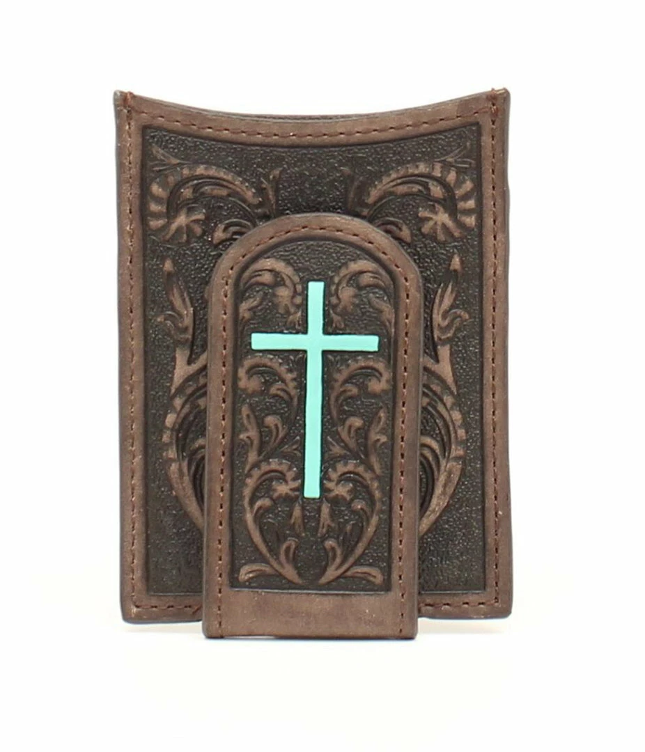 M & F Wallets Turquoise Cross Wallet 1 M & F Wallets Turquoise Cross Wallet