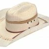 Straw Hats Tan Bangora Straw Ariat Cowboy Hat