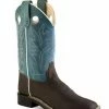 Kid's Jama Blue Square Toe Boots