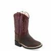 Infant Jama Burgundy Square Toe Boot Kids Boots