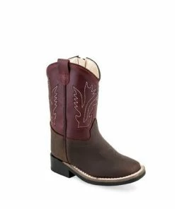 Infant Jama Burgundy Square Toe Boot Kids Boots
