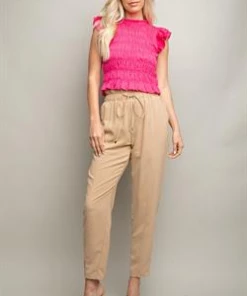 Glam Tops Women's Hot Pink Top