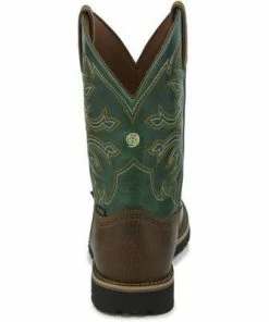 Men's Justin Aransas Pecan Round Toe Boots