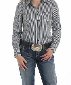 Cinch Women's Pinstripe Button Down Shirt