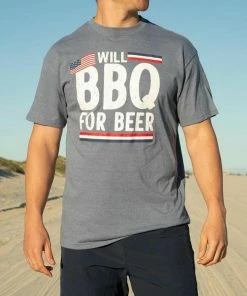 Burlebo Men's Will BBQ For Beer T-Shirt