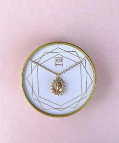 BB Lila Peaceful 16" Religious Pendant Necklace