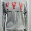 Frey Outfitters Pinch Peel Repeat Gray Sweatshirt Women