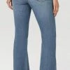Women's Wrangler Retro Green Jean High Rise Trouser