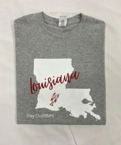 Frey Outfitters Louisiana Crawfish Short Sleeve Tee T-Shirts/Polos