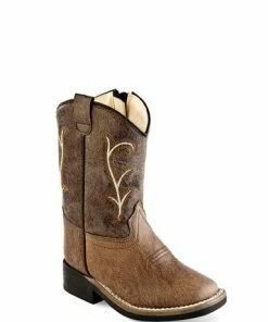 Infant Jama Brown Square Toe Boot Kids Boots